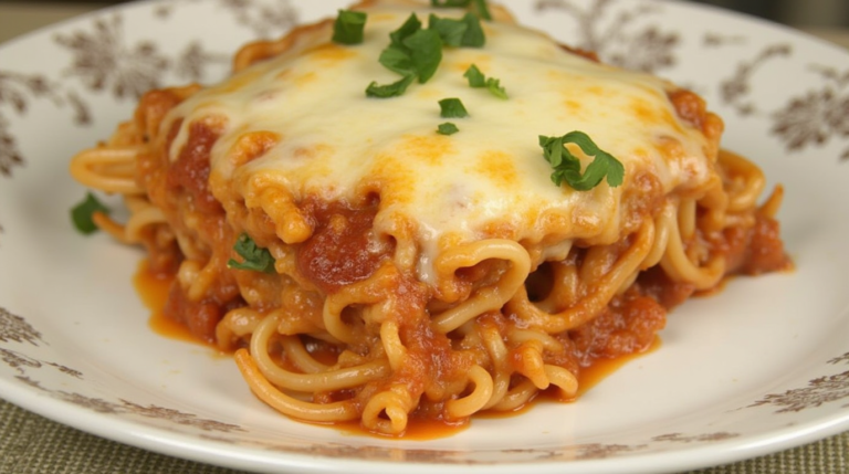 Cheesy Million Dollar Spaghetti Casserole: The Ultimate Family Favorite